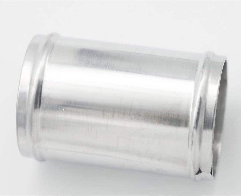 KRD PERFORMANCE 70mm(2.75") OD, Length 3" (76mm), Straight 2.75 Inch 6061 Aluminum Alloy Hose Joiner Tube Intercooler Pipe Connector High Class Glossy Polished Treatment Air Intake Tube with Bead Roll - Image 3